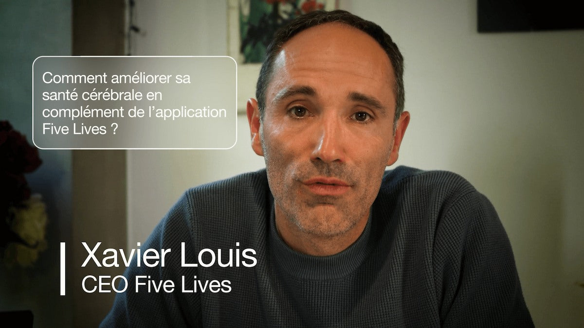 Xavier Louis CEO de Five Lives présente le partenariat avec Polyextract sur le bien être cérébrale et la cognition